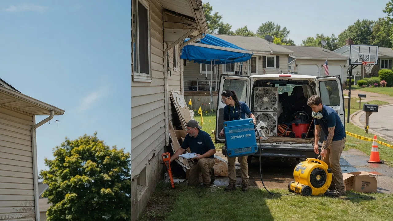 Ceiling Leak Cleanup in Cresco, PA near me